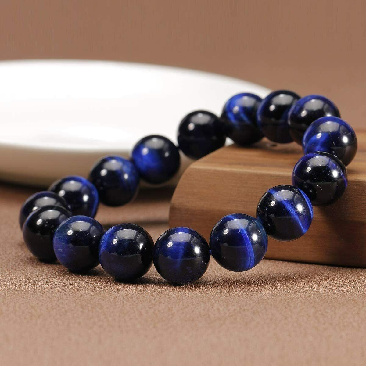BudaBlue, Brazalete para Mujer y Hombre piedra Natural