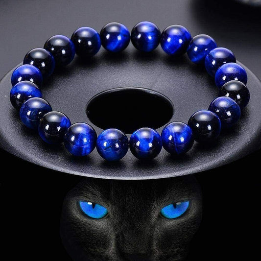 BudaBlue, Brazalete para Mujer y Hombre piedra Natural