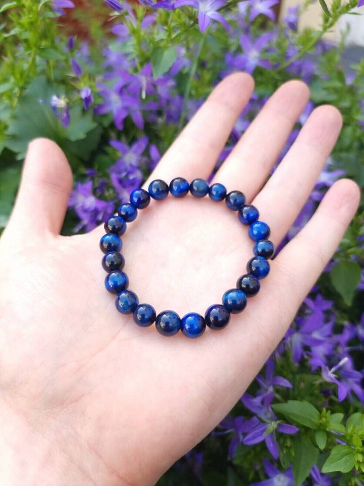BudaBlue, Brazalete para Mujer y Hombre piedra Natural