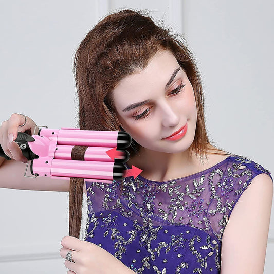 Plancha Onduladora De Pelo Rizador De Pelo Para Cabello Hear Waver Largo Y Corto